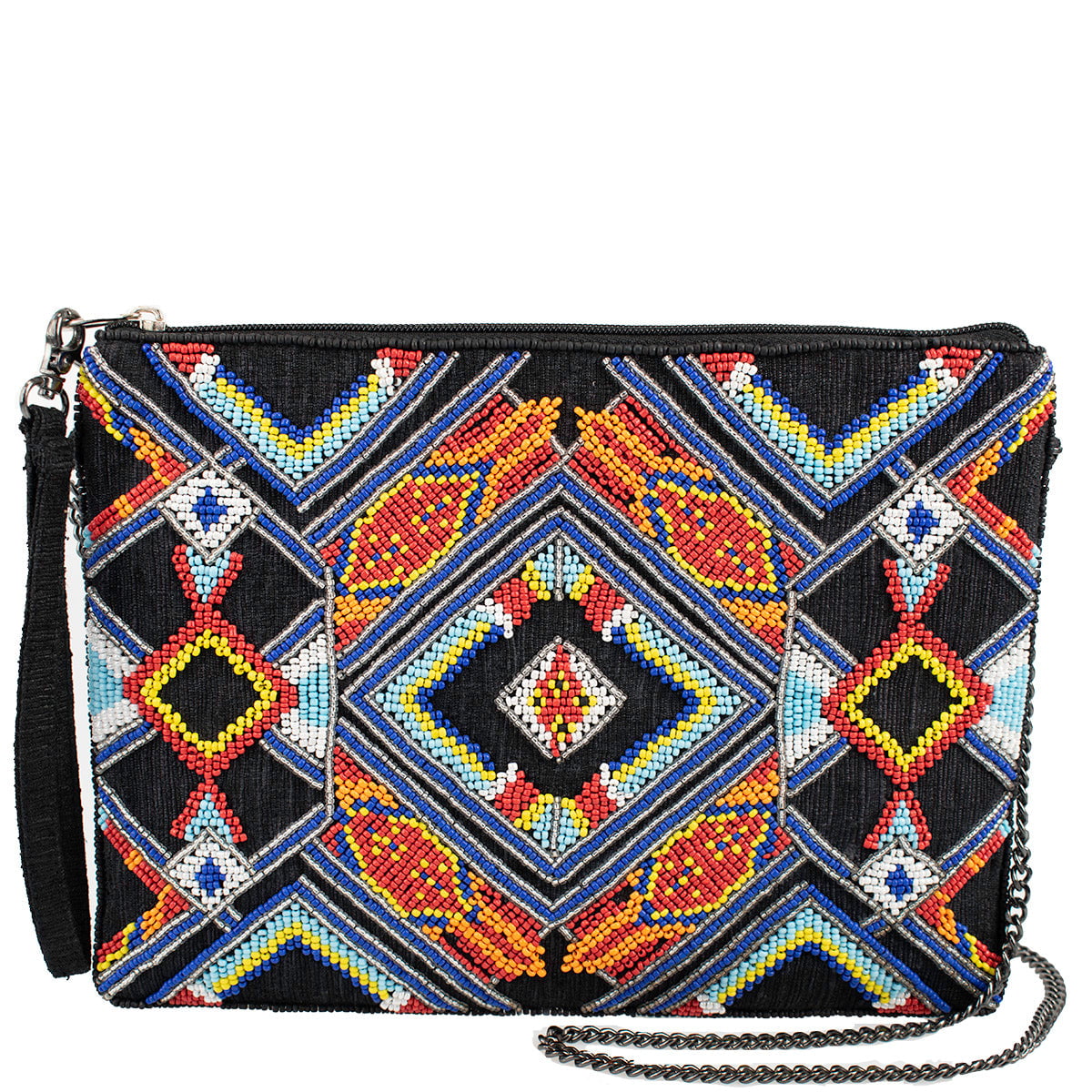 Tribal Print Handbag ’One of a Kind’ beaded - One Kind 1