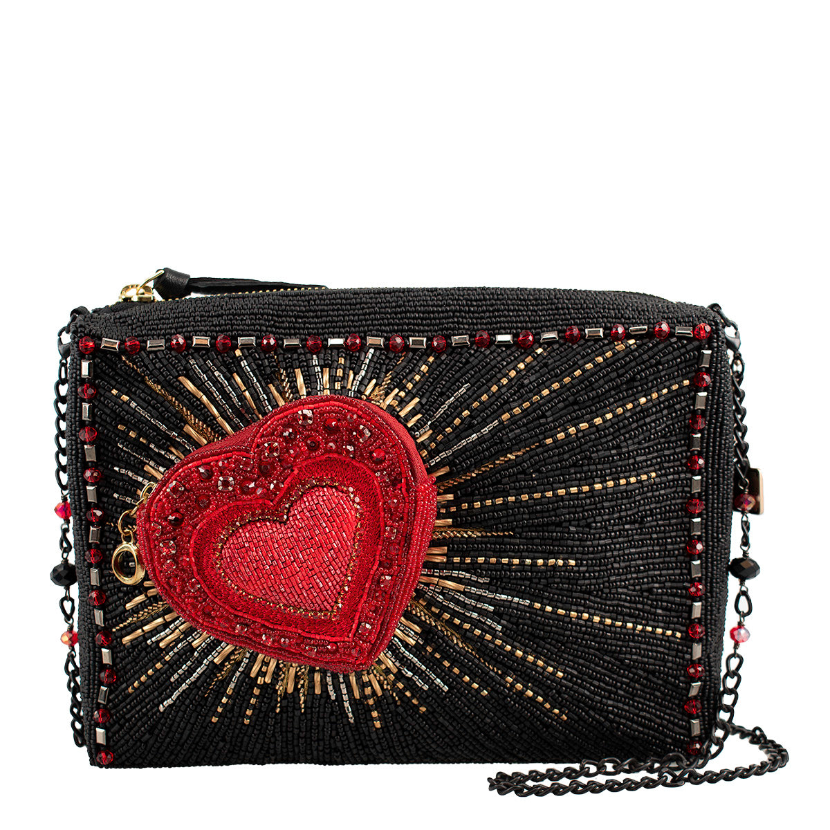 Zipper Heartbeat Handbag 'One of a Kind'