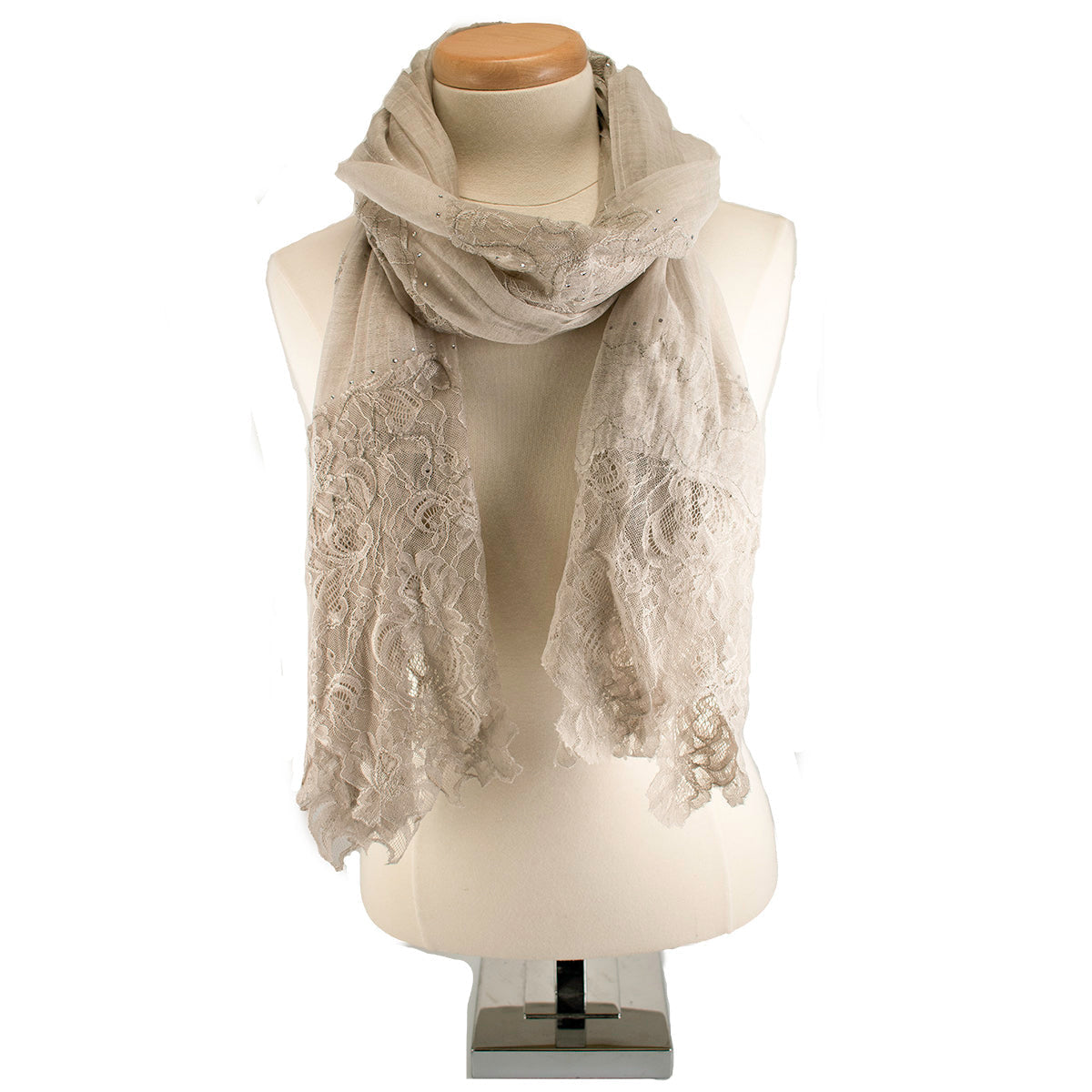 Lace Scarf ’One of a Kind’ beaded - One Kind 1