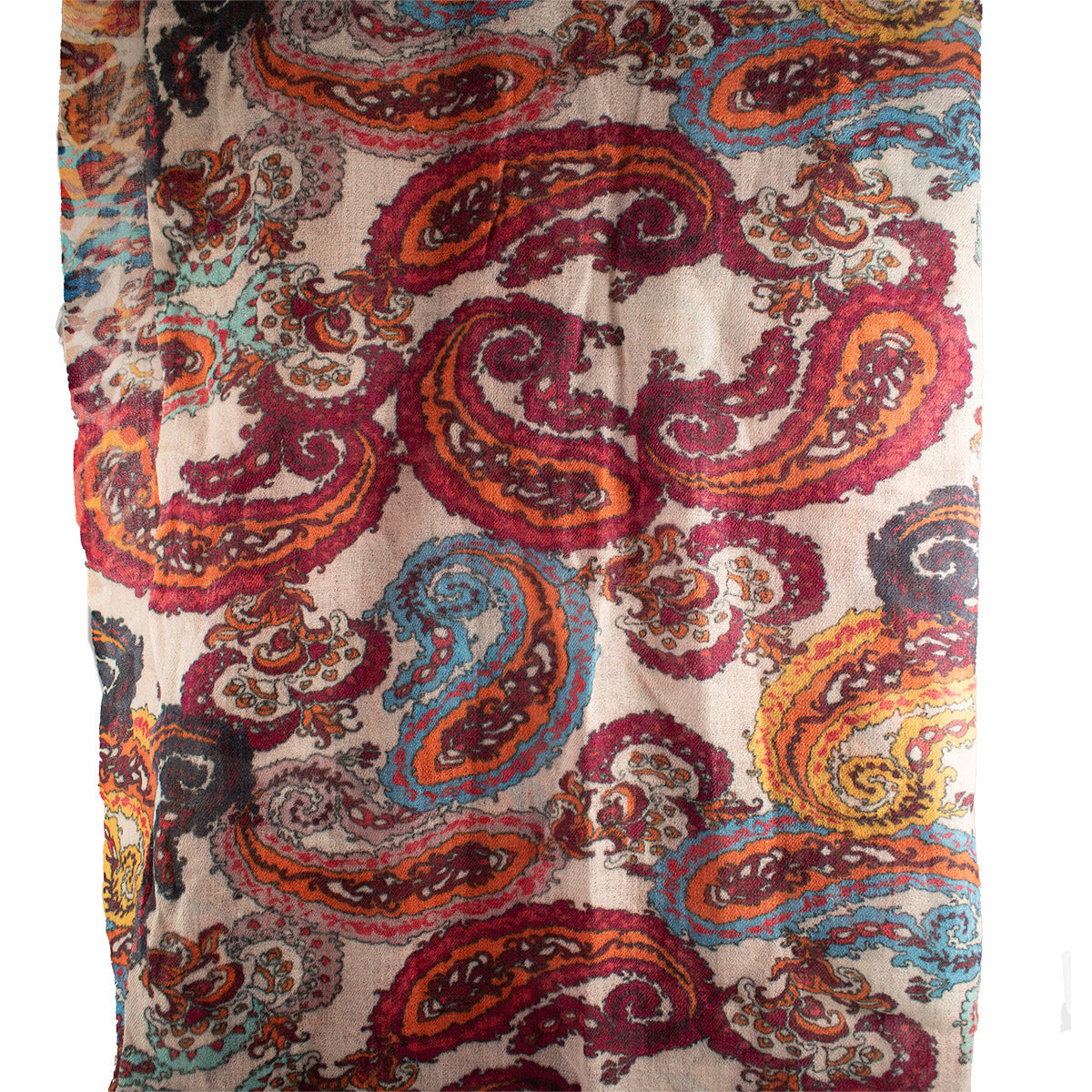 Paisley Print Scarf ’One of a Kind’ beaded - One Kind 2