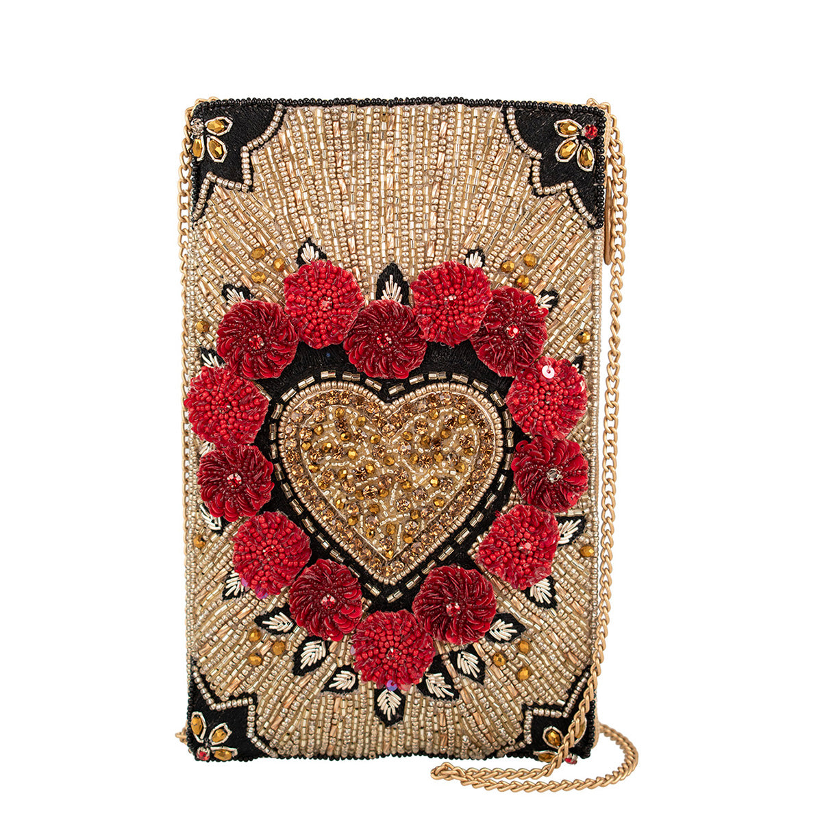 Heart of Gold Crossbody Phone Bag ’One a Kind’ One Kind