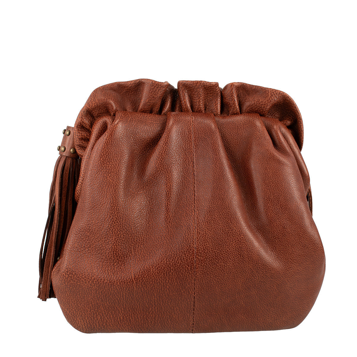 Brown Leather Studded Handbag ’One of a Kind’ One Kind