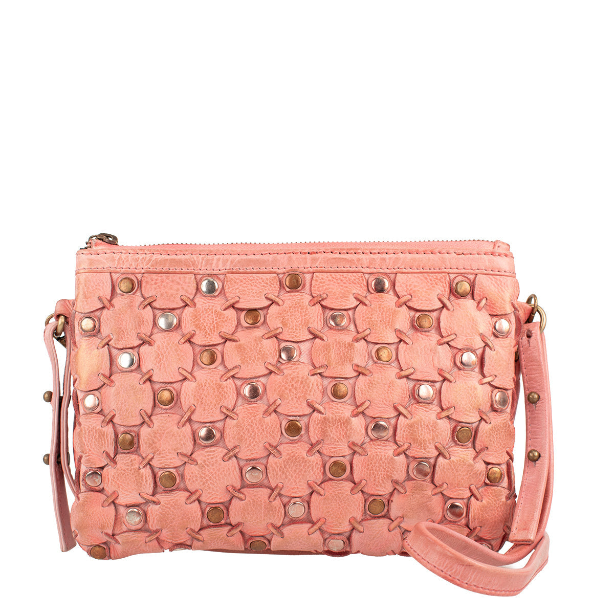 Pink Leather Crossbody Handbag ’One of a Kind’ One Kind