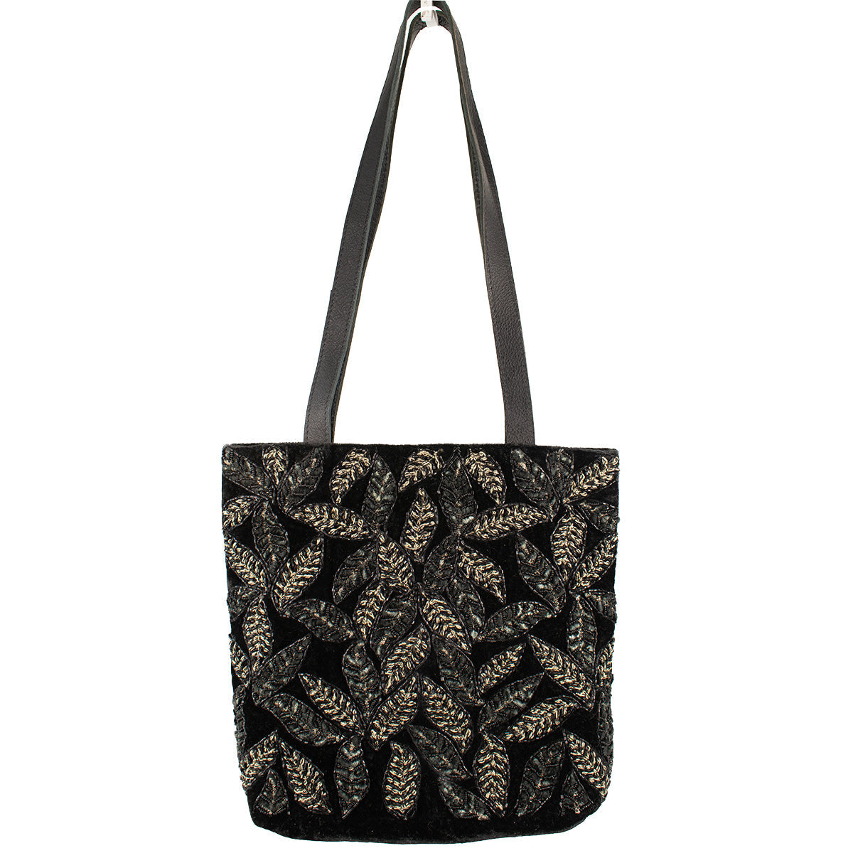 Foliage Beaded Botanical Tote ’One of a Kind’ One Kind