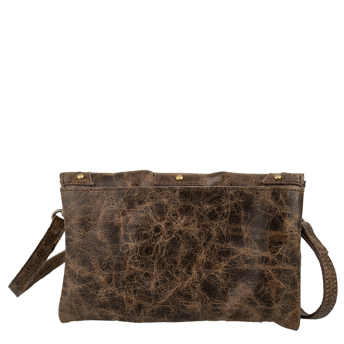 Brown Leather Fringe Crossbody ’One of a Kind’ beaded - One Kind 2