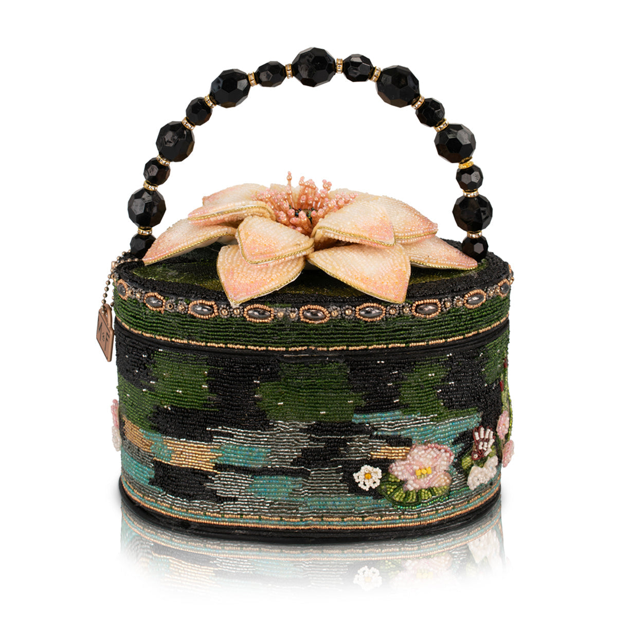 Floating Lotus Top Handle Handbag
