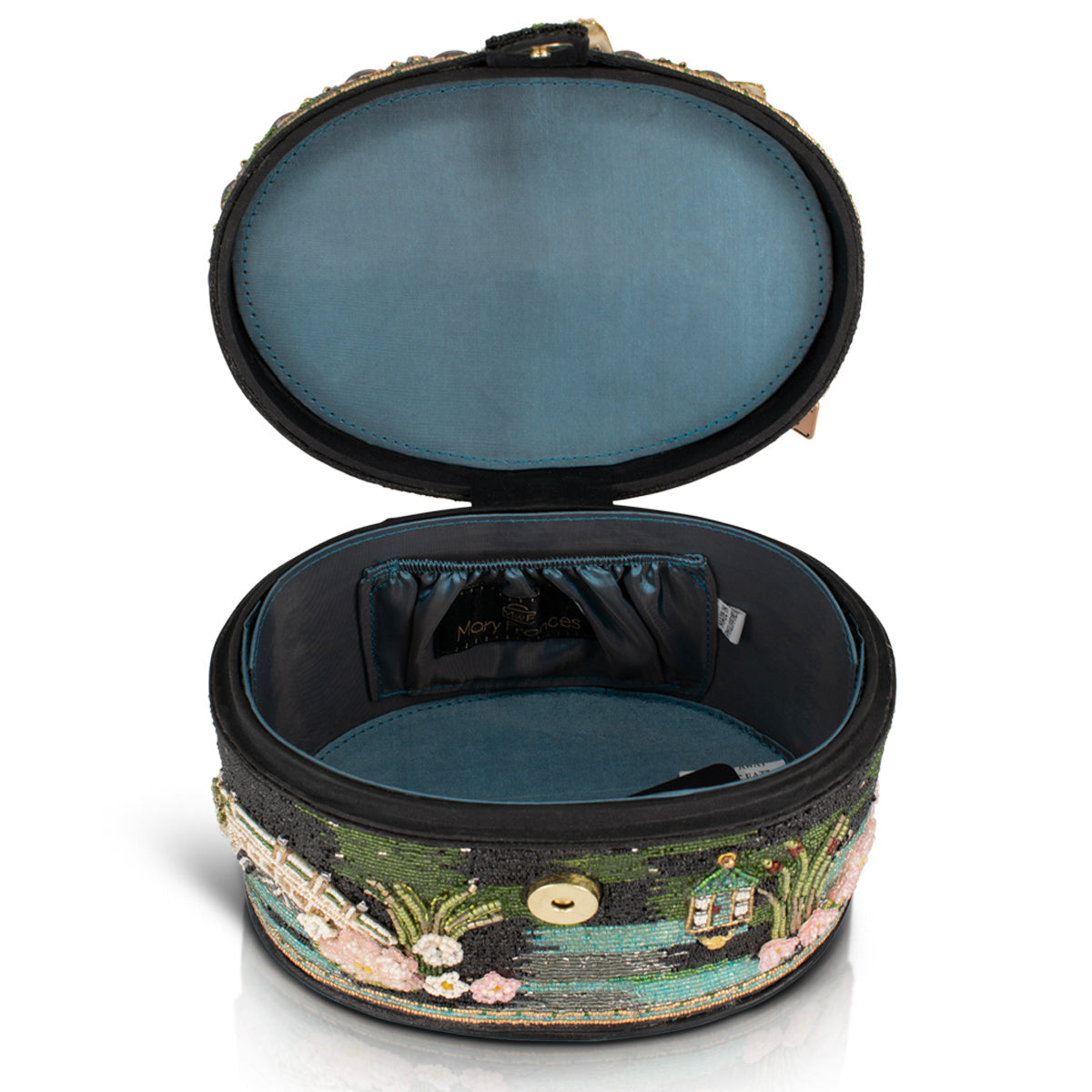 Floating Lotus Top Handle Handbag
