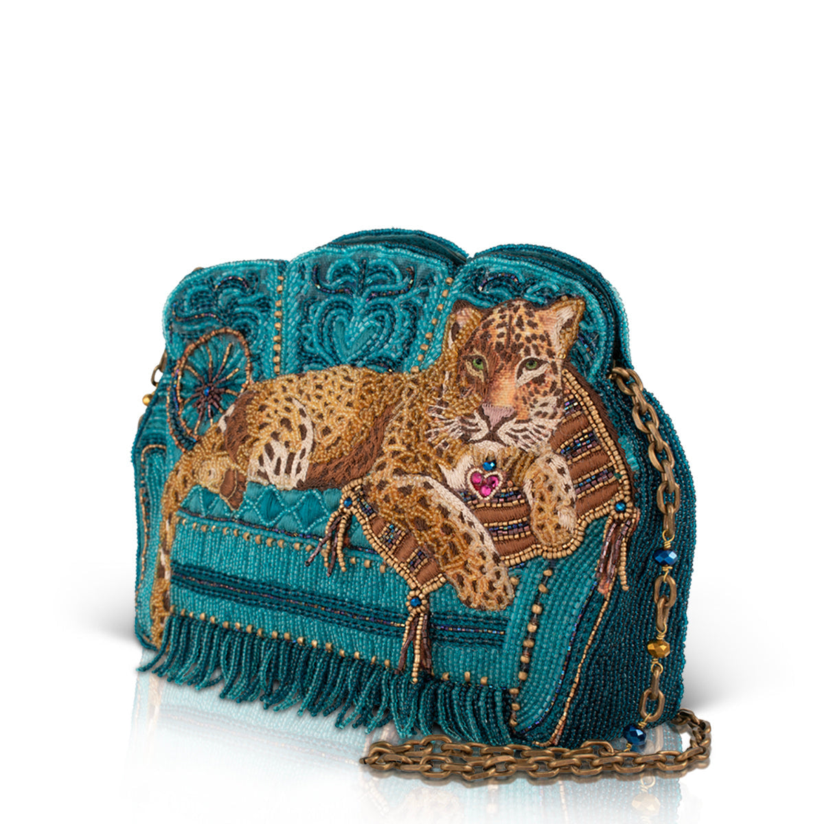 Lazy Leopard Crossbody Handbag