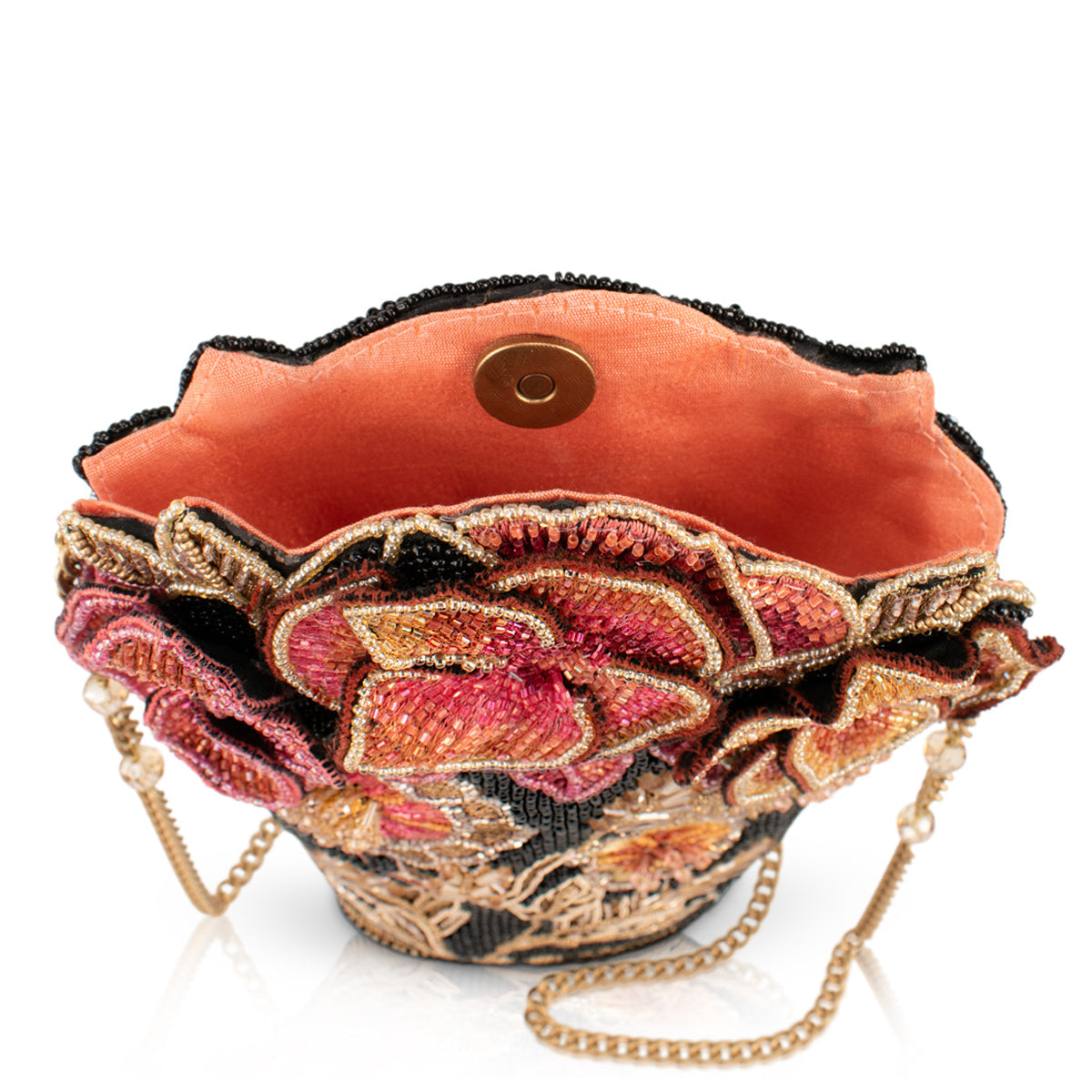 Amber Elegance Crossbody Handbag
