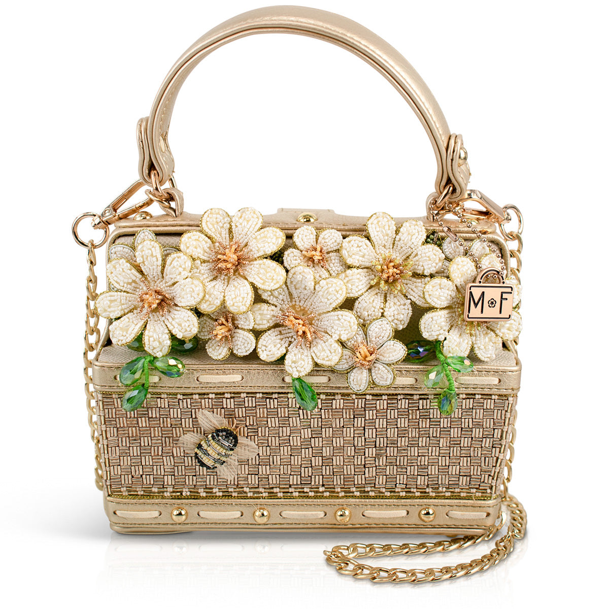 MARY FRANCES:メリーフランシスビーズ装飾パーティーバッグ Mary Frances Open Bar, Multi: Handbags: Amazon.com