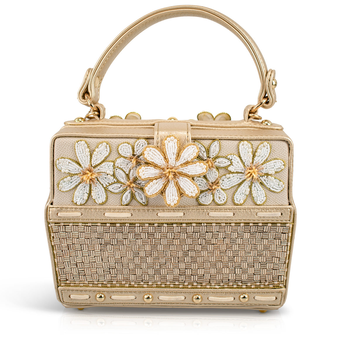 Basket Of Sunshine Top Handle Handbag