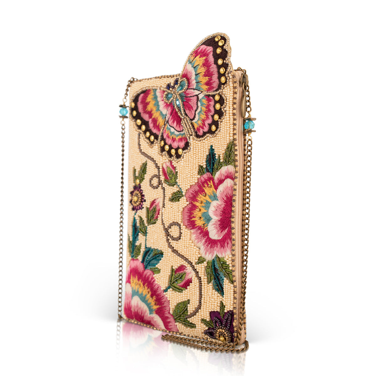 Butterfly Garden Crossbody Phone Bag