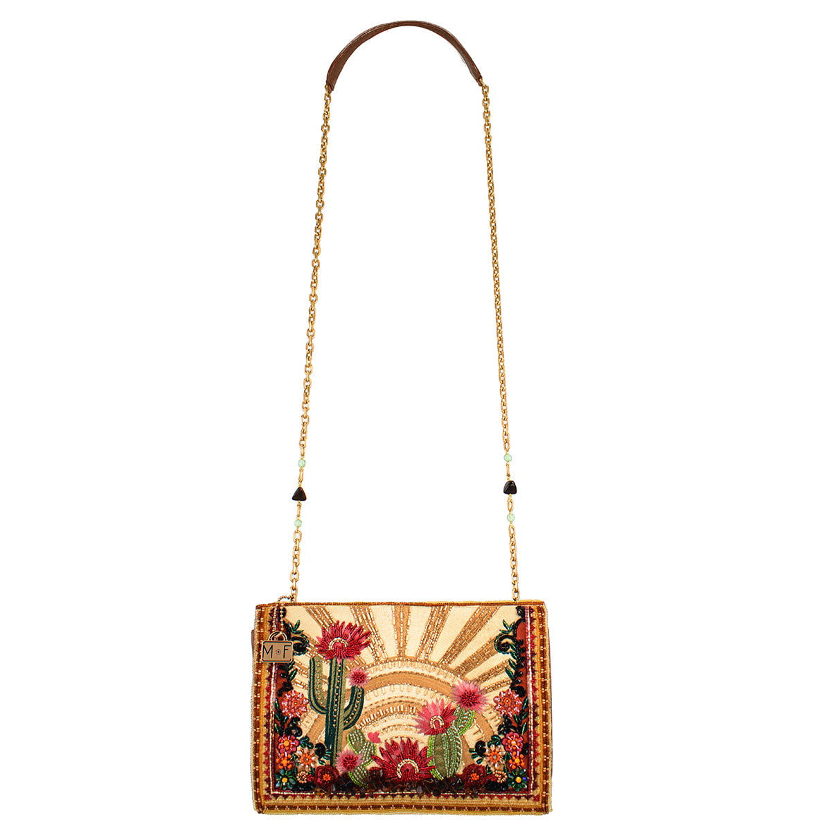 Desert Sunrise Crossbody Handbag beaded - 6