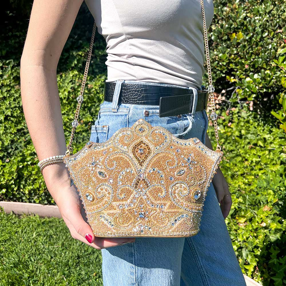 Golden Rule Crossbody Handbag beaded - 2