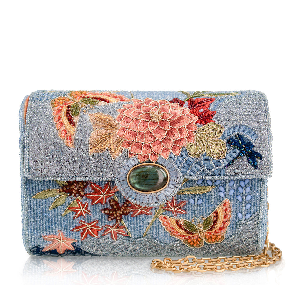 Lotus Mist Crossbody Handbag Mary Frances ハイコート クロスボディ 