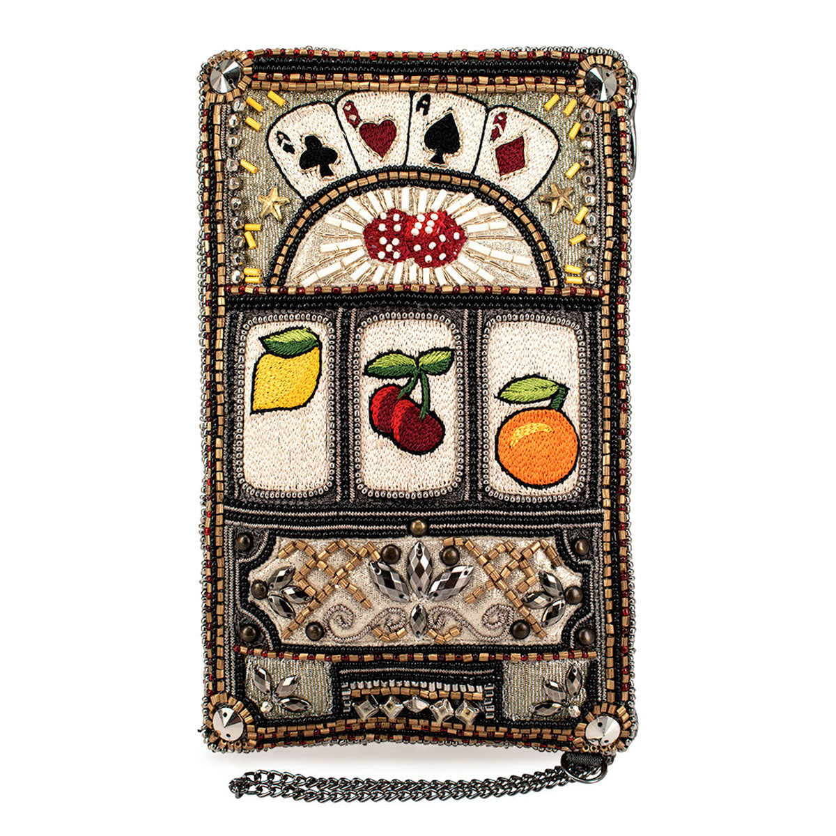 Payoff Beaded Crossbody Phone Bag