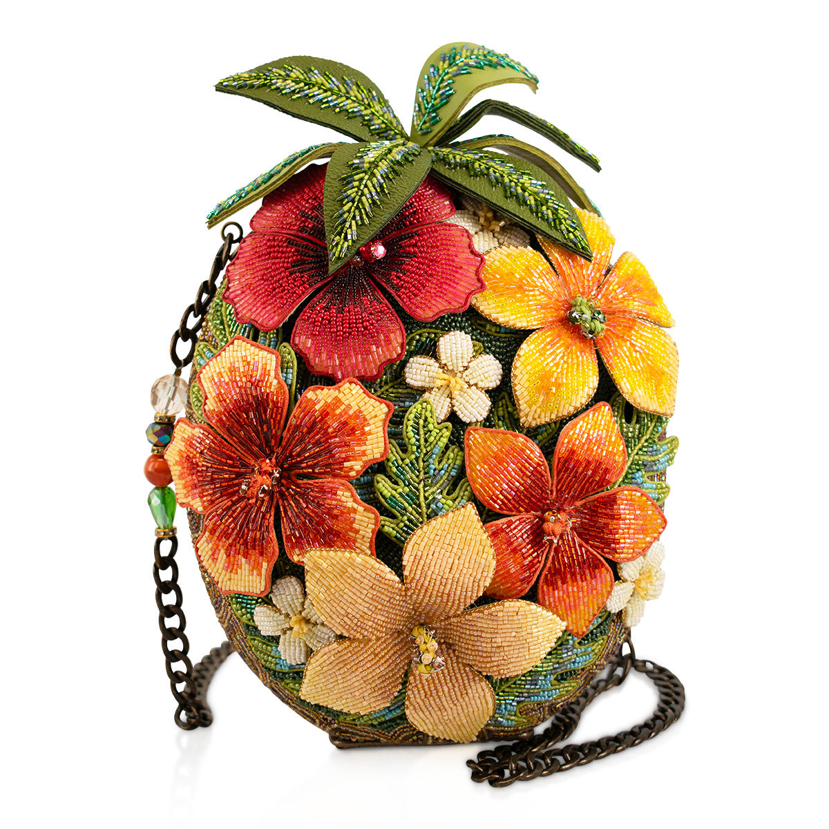 Tiki Couture Pineapple and Floral Inspired Handbag