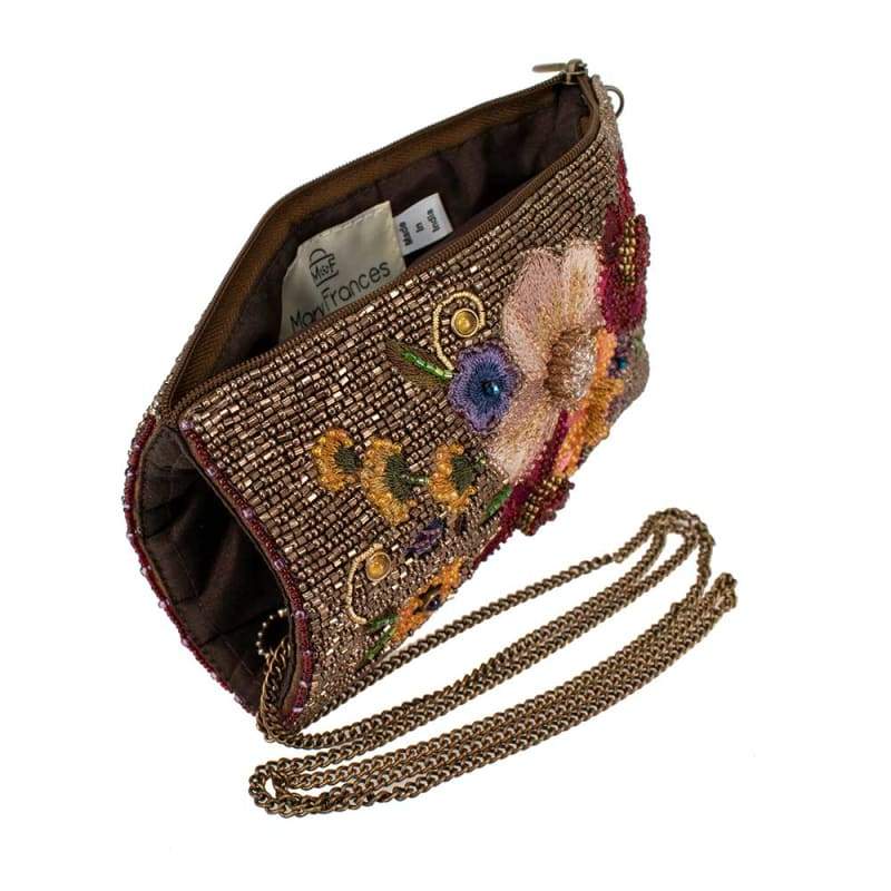 Budding Romance Beaded Crossbody Phone Bag