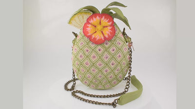 video pineapple island handbag