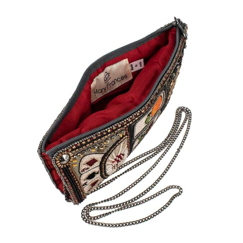Payoff Beaded Crossbody Phone Bag