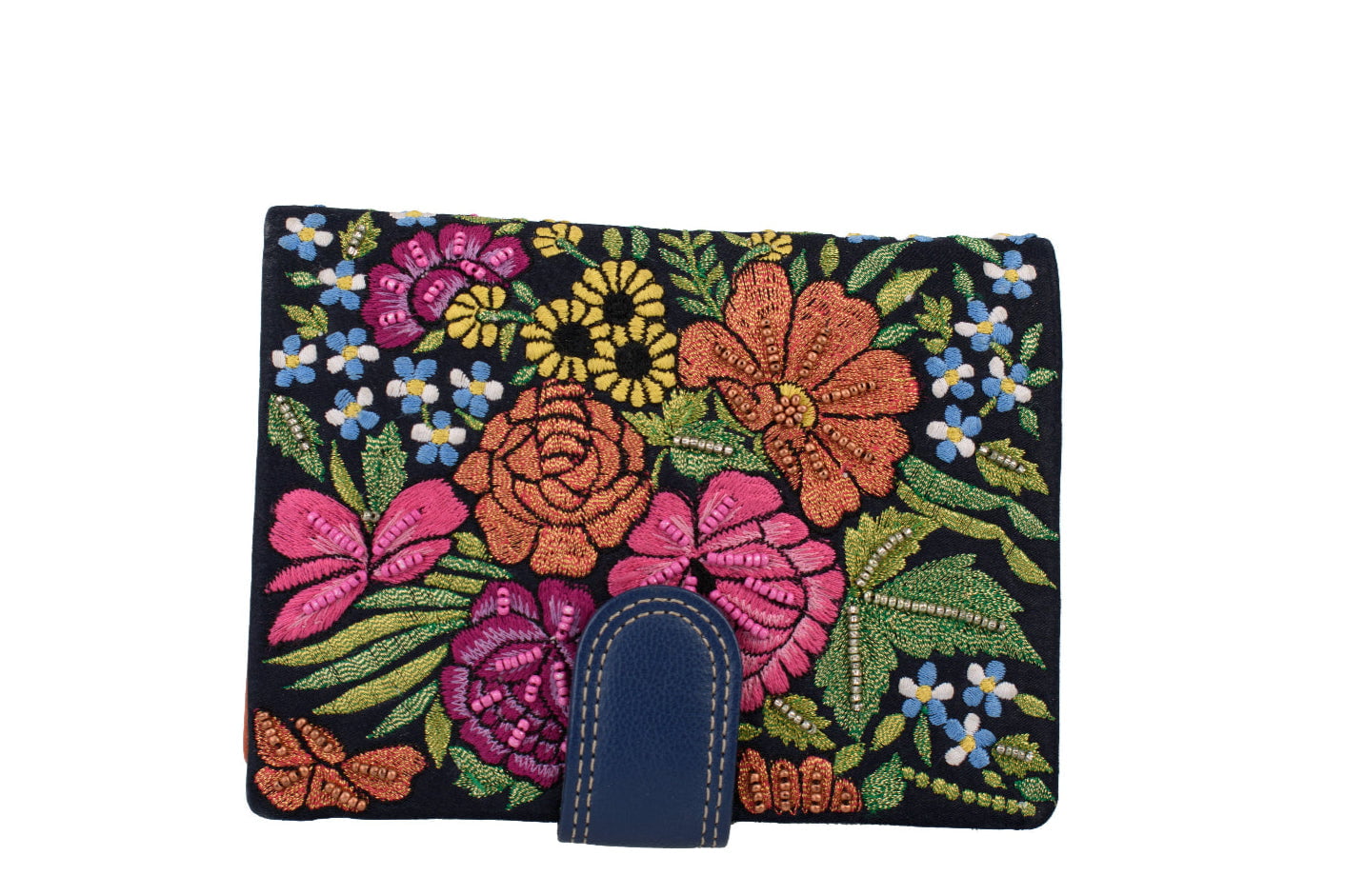 Floral Embroidered Wallet ’One of a Kind’ beaded - One Kind 2