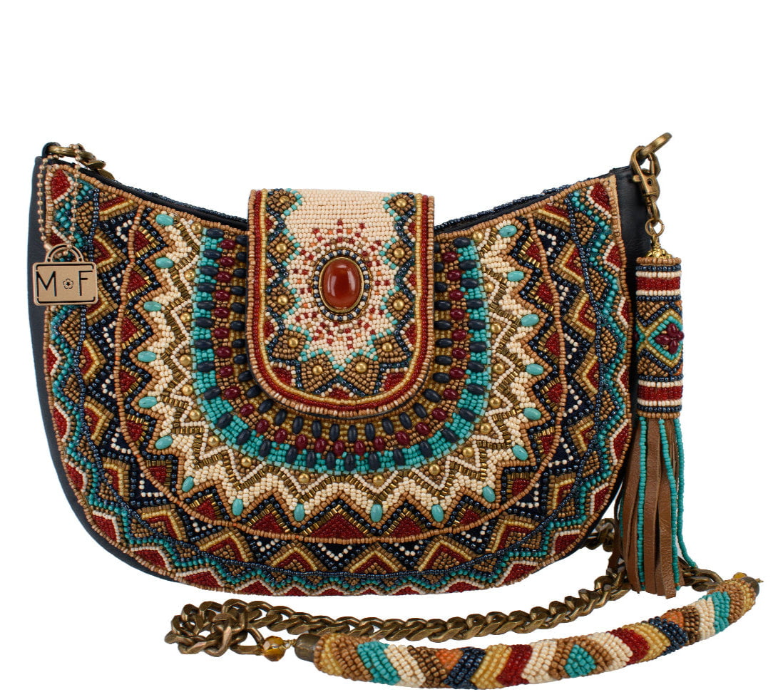 Tribal Print Beaded Handbag ’One of a Kind’ beaded - One Kind 1
