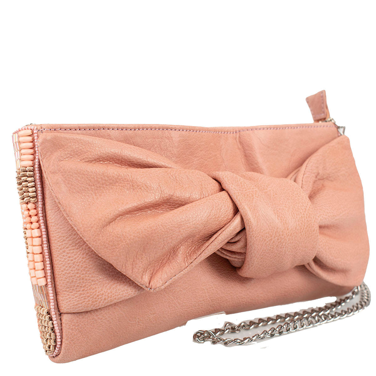 Pink Bow Handbag ’One of a Kind’ beaded - One Kind 2