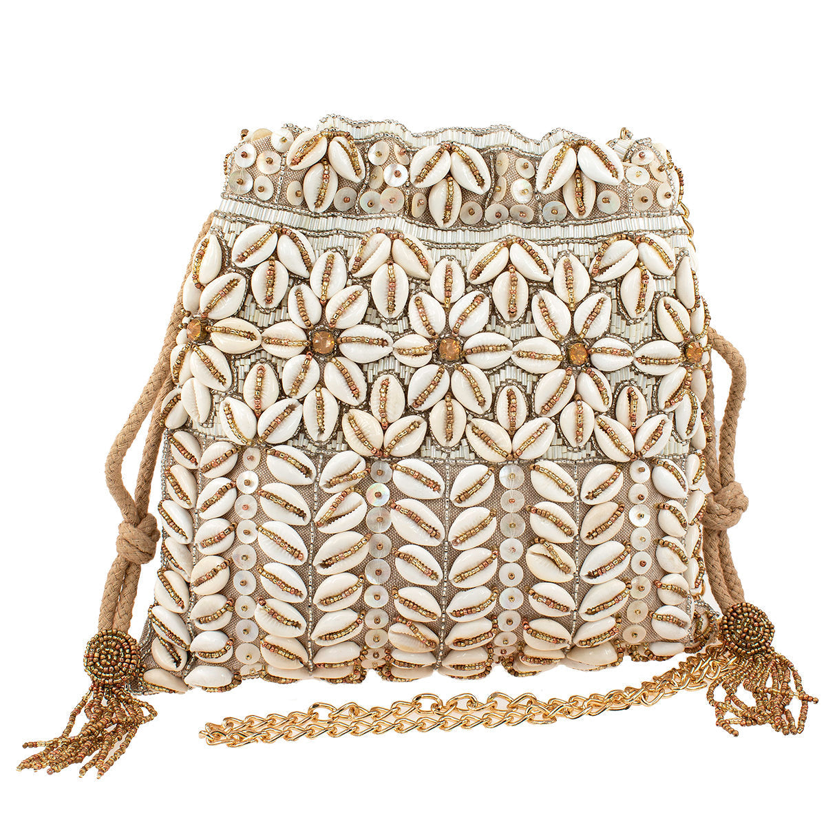 Sea Shell Handbag ’One of a Kind’ beaded One Kind 1