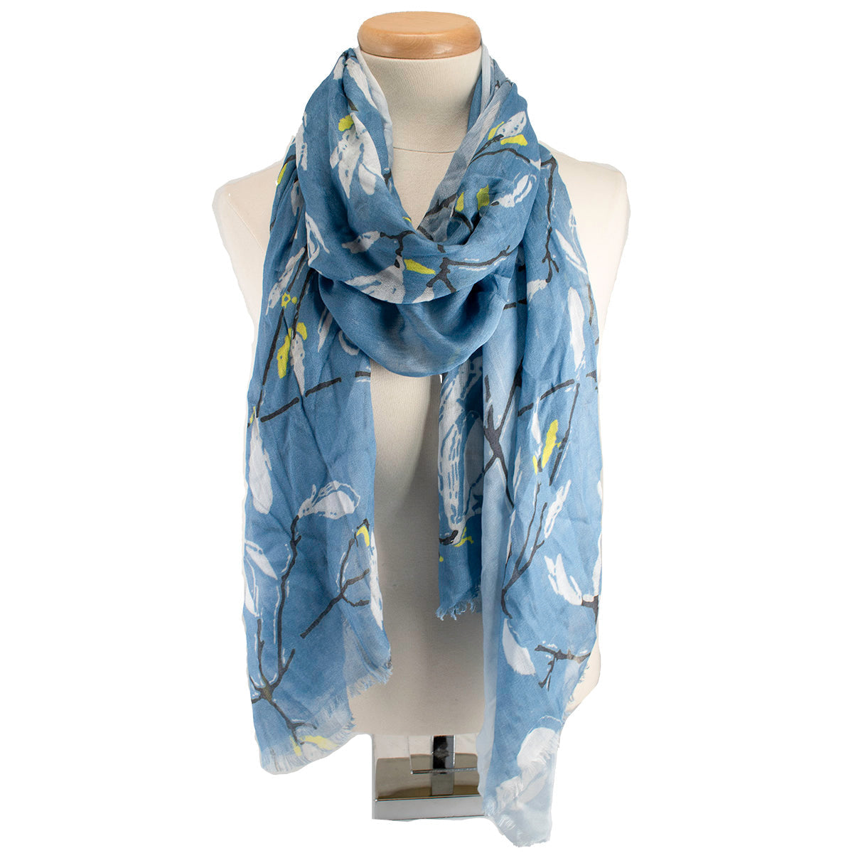 Blue Scarf ’One of a Kind’ beaded One Kind 1