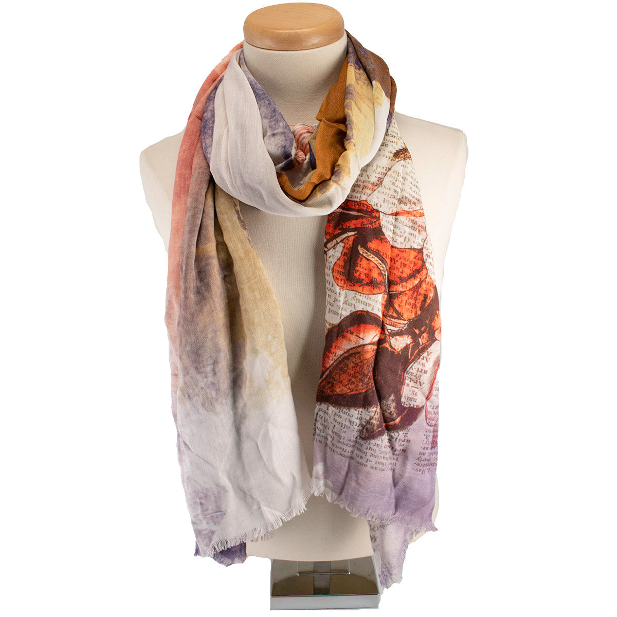 Ombre Scarf ’One of a Kind’ beaded One Kind 1