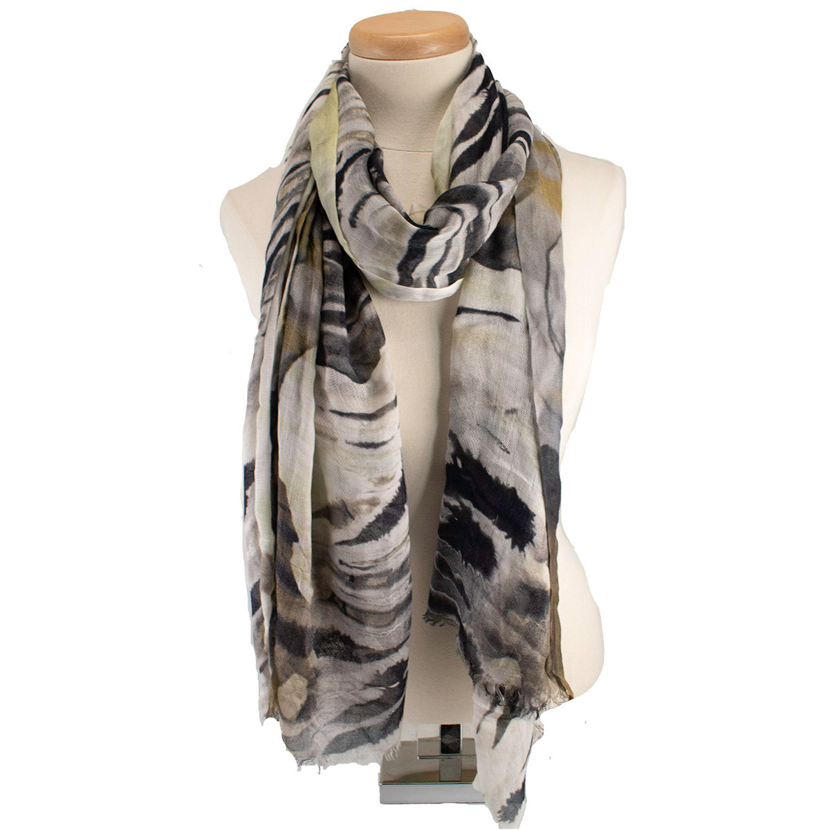 Cool Tones Scarf ’One of a Kind’ beaded One Kind 1