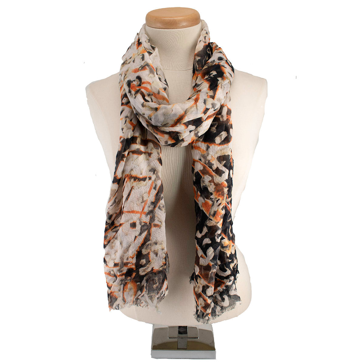 Fall Scarf ’One of a Kind’ beaded One Kind 1