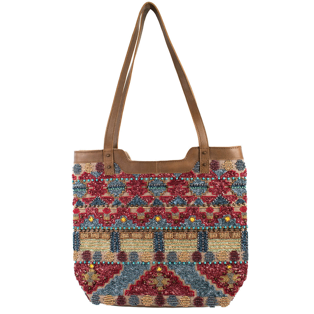 Beaded and Embroidered Tote Bag ’One of a Kind’ beaded One Kind 1