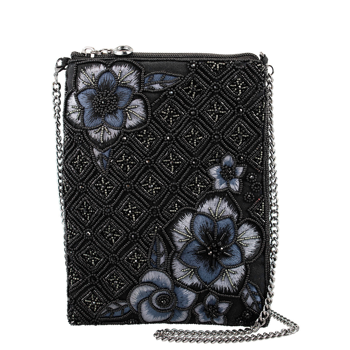 Midnight Florals Crossbody ’One of a Kind’ beaded One Kind 1