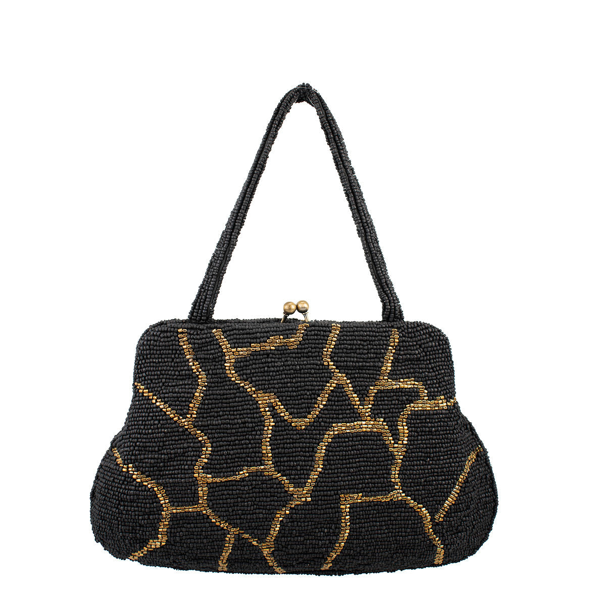 Giraffe Print Handbag ’One of a Kind’ beaded One Kind 1