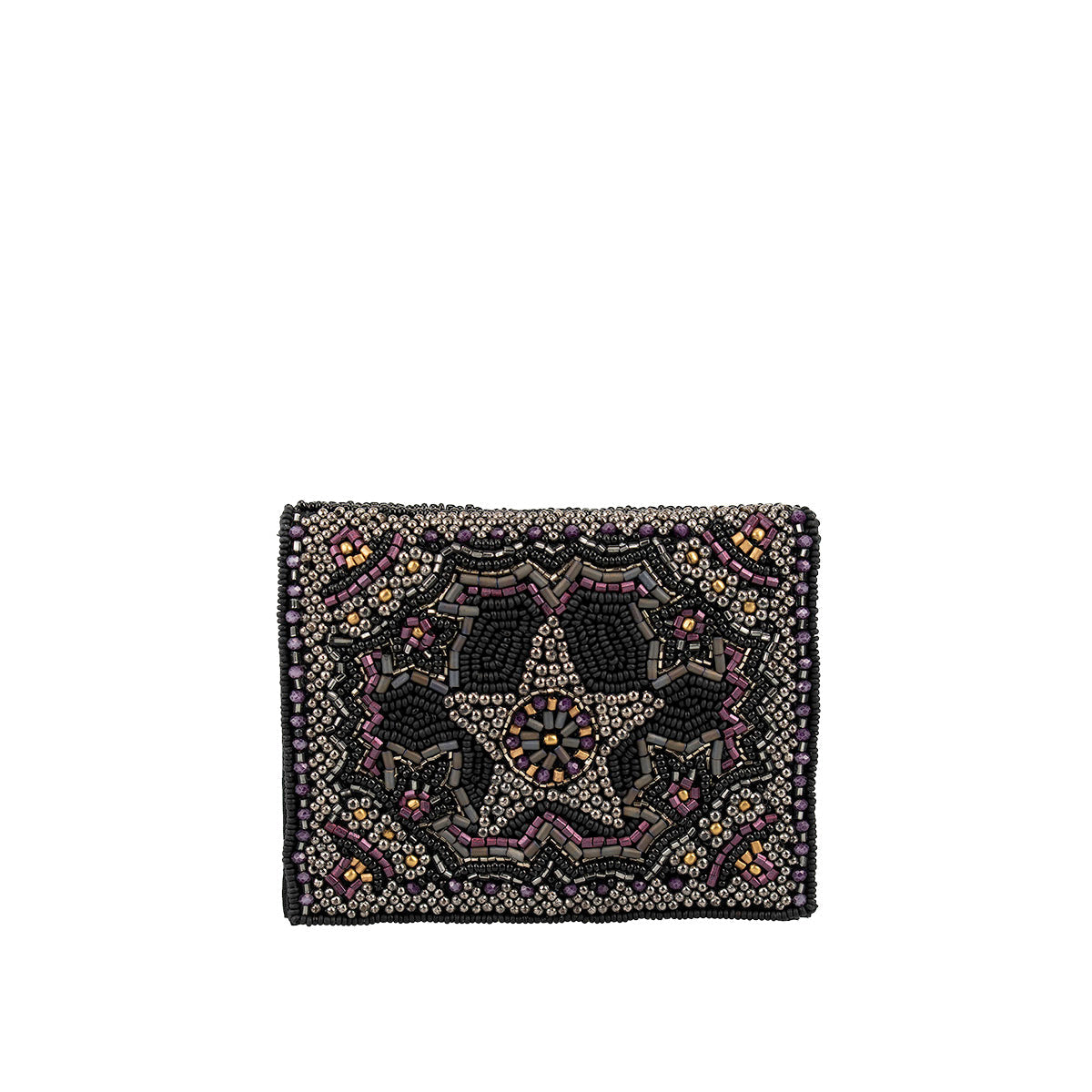 Puprle Star Wallet ’One of a Kind’ beaded One Kind 1