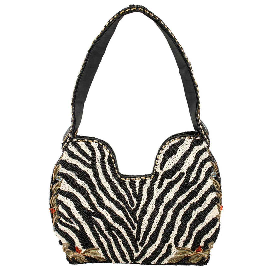 Zebra Handbag ’One of a Kind’ beaded One Kind 1