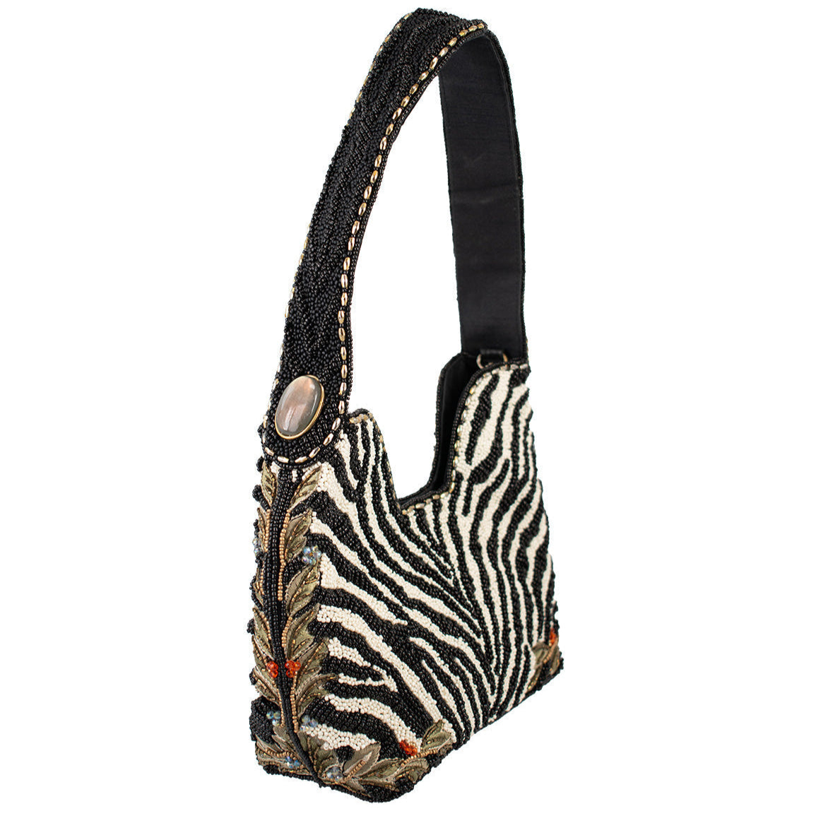 Zebra Handbag ’One of a Kind’ beaded One Kind 2