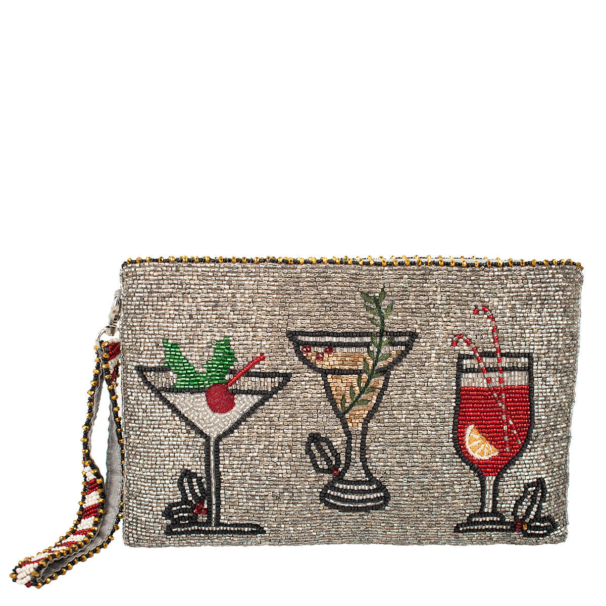 Tis’ the Season Wristlet ’One of a Kind’ beaded One Kind 1
