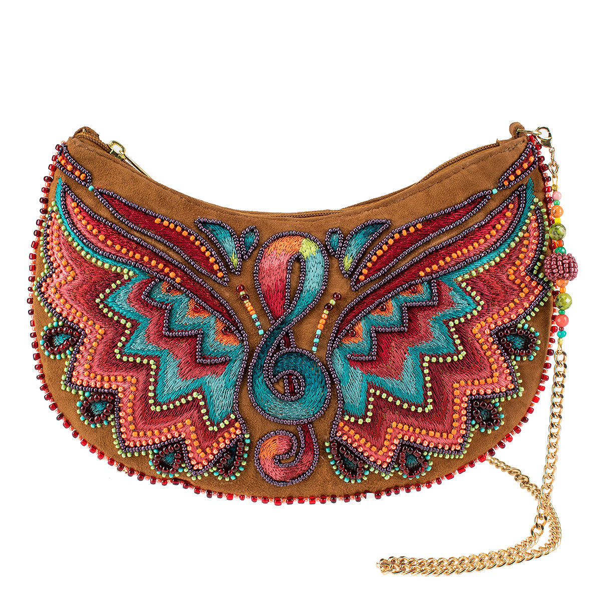 Musical Wings Handbag ’One of a Kind’ beaded - One Kind 1