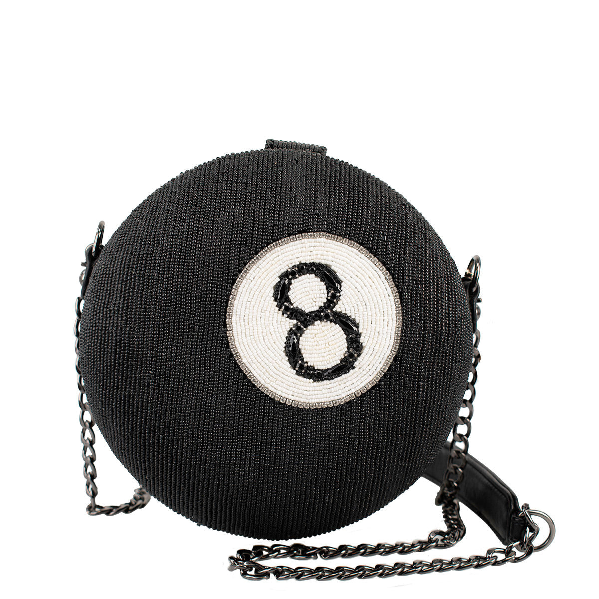 Eight Ball Handbag ’One of a Kind’ beaded - One Kind 1