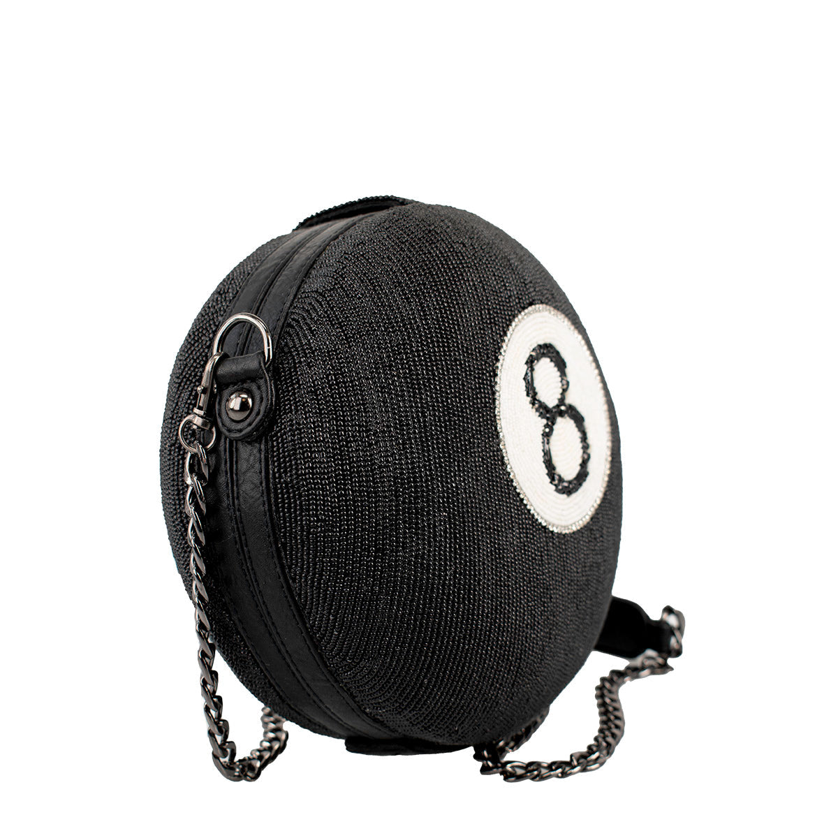 Eight Ball Handbag ’One of a Kind’ beaded - One Kind 2