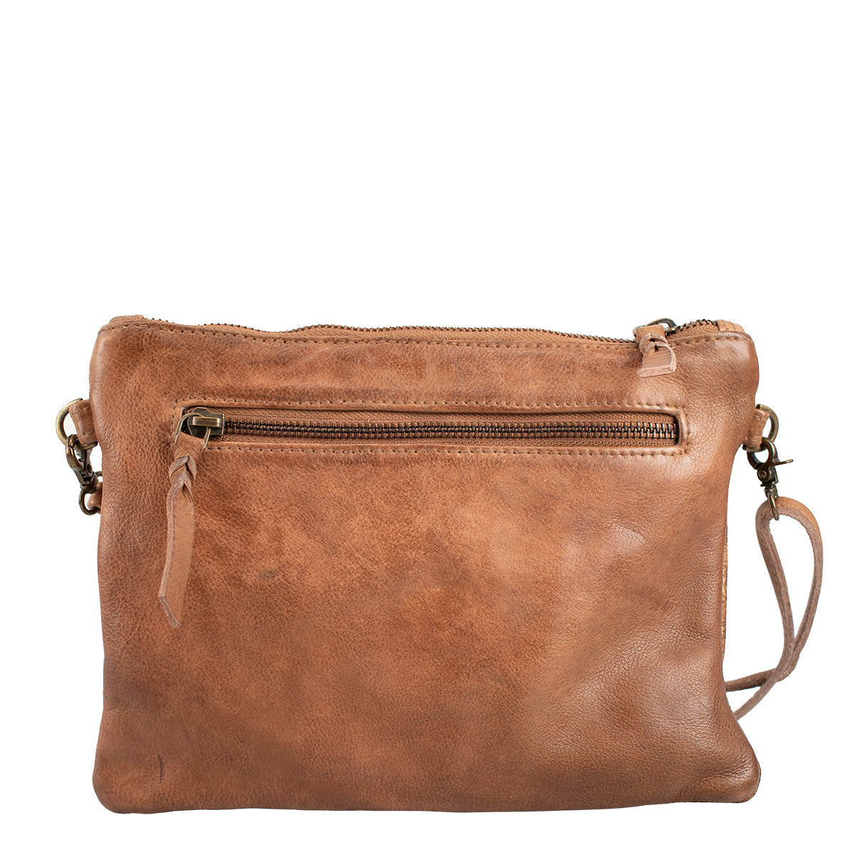 Fall Golden Leather Crossbody ’One of a Kind’ beaded - One Kind 2