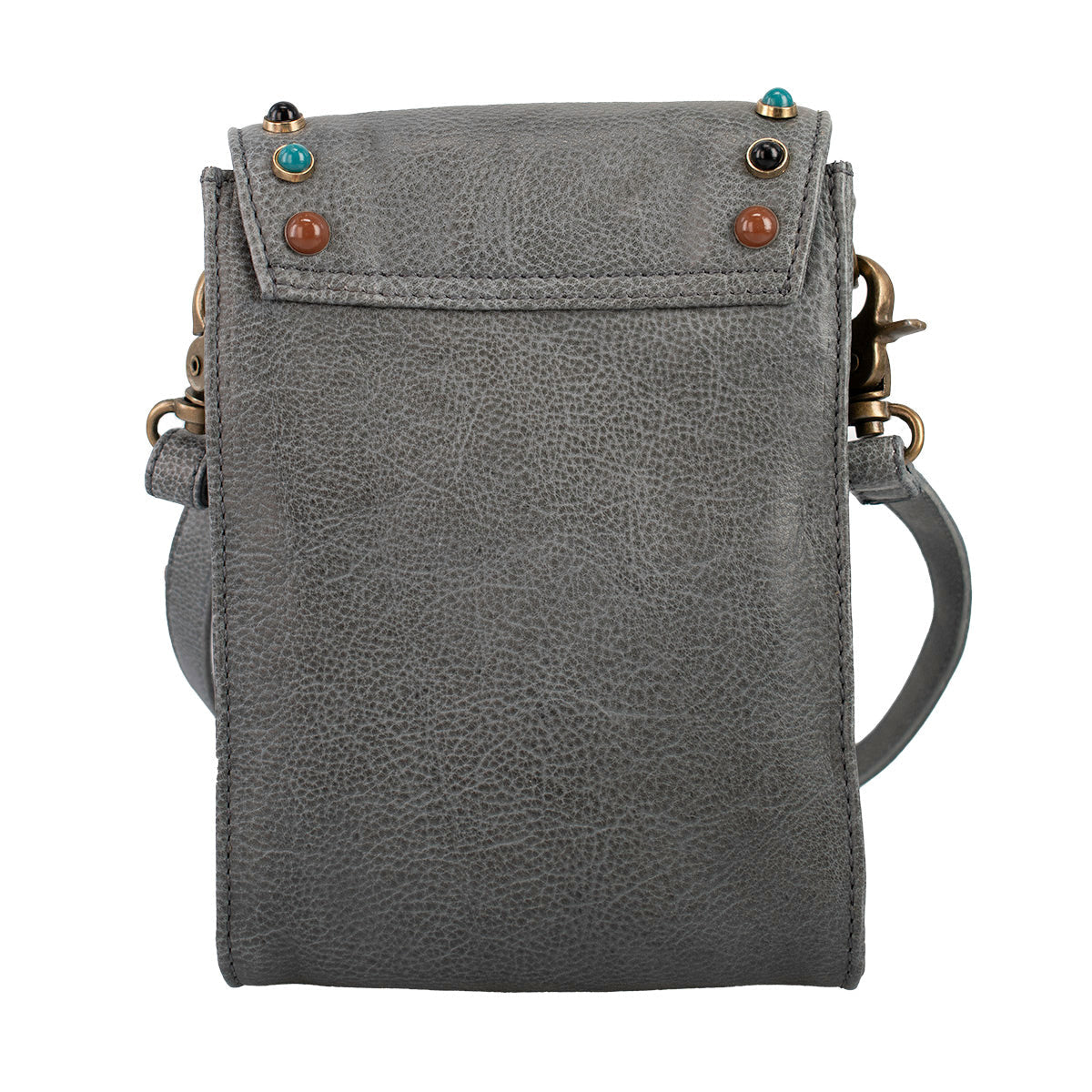 Leather Studded Crossbody ’One of a Kind’ beaded - One Kind 2