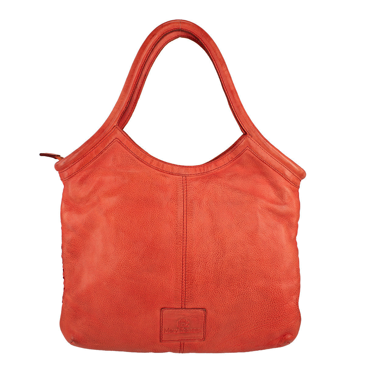 Woven Orange Leather Shoulder Bag ’One of a Kind’ One Kind