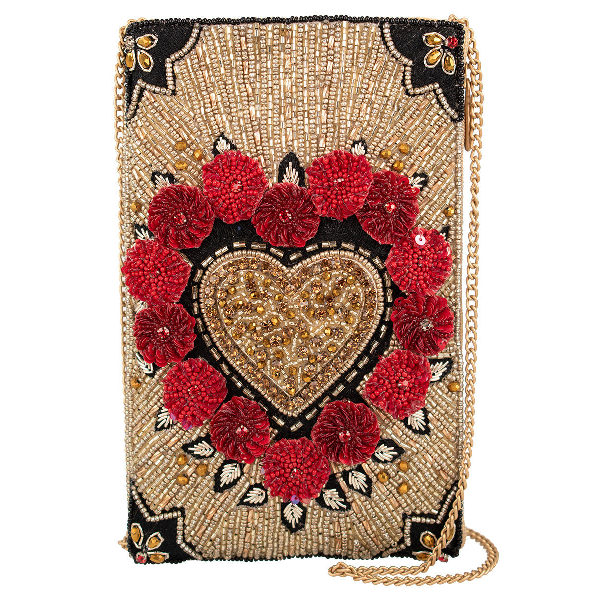 Heart of Gold Crossbody Phone Bag ’One a Kind’ One Kind