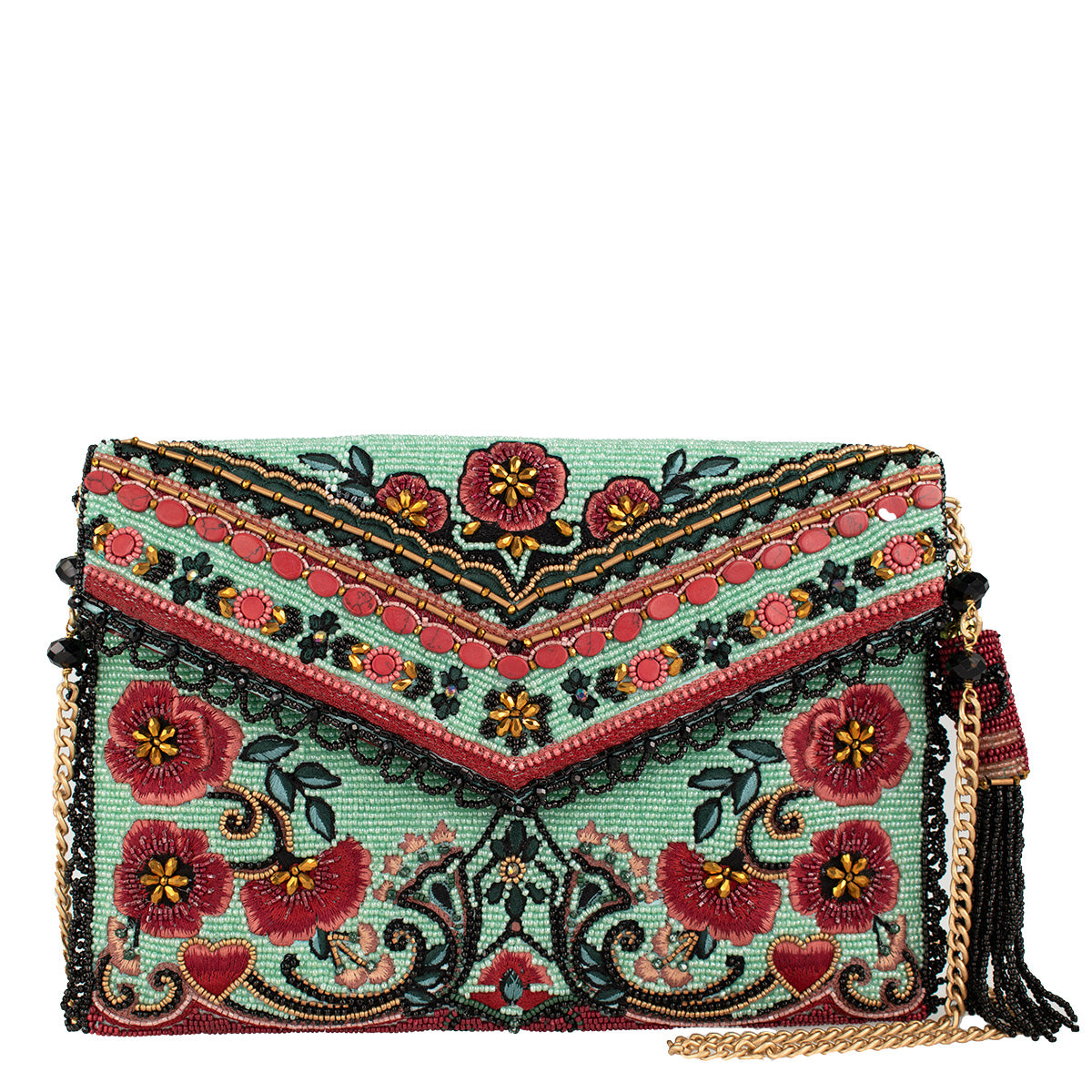 Turquoise Garden Clutch 'One of a Kind'