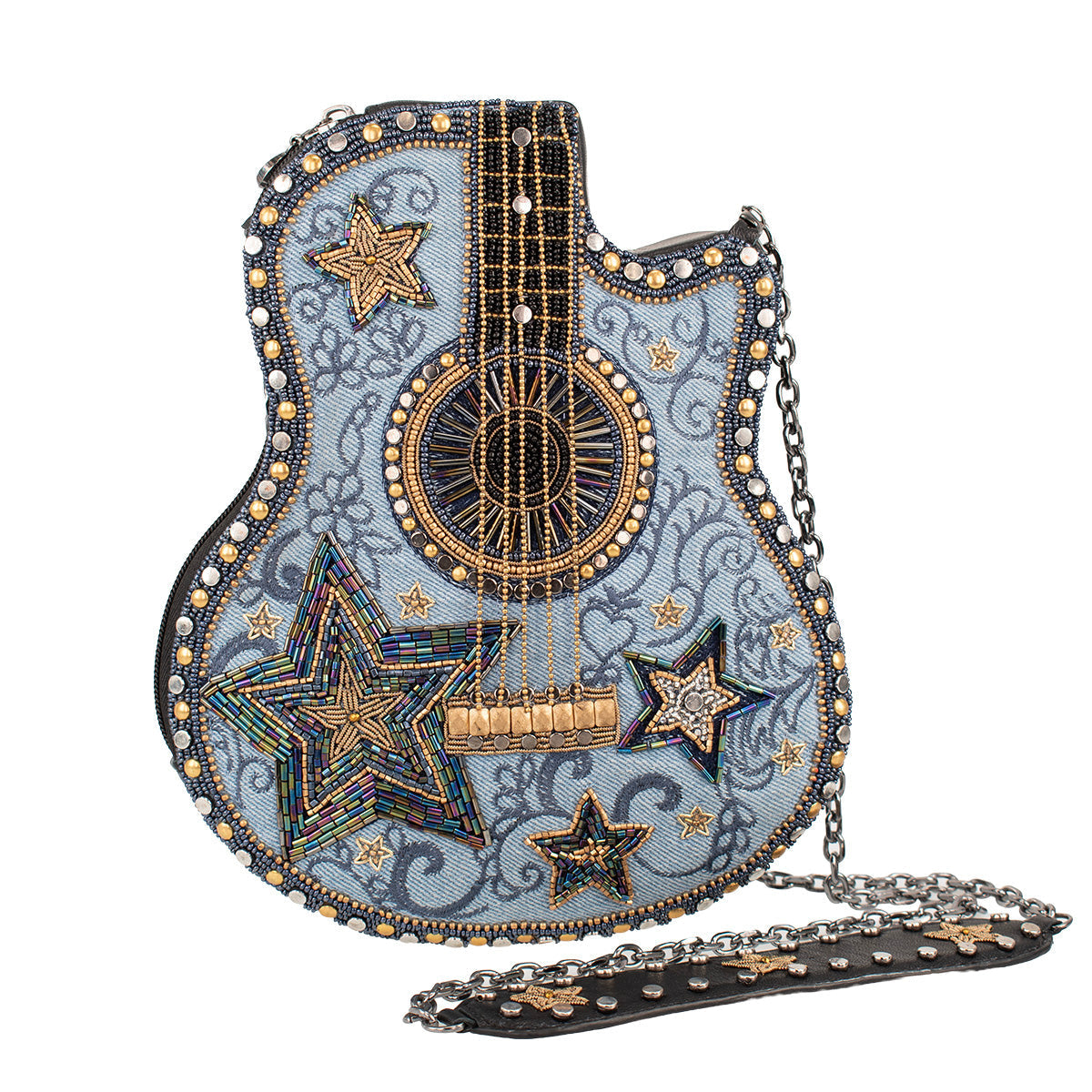 Electric Blue Guitar Crossbody ’One of a Kind’ One Kind