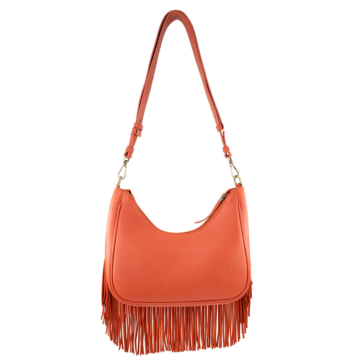 Orange Fringe Shoulder Handbag ’One of a Kind’ One Kind