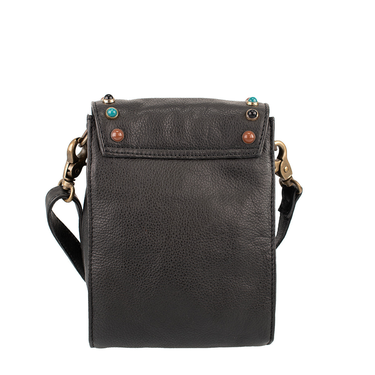 Black Colorful Studded Crossbody Handbag ’One of a Kind’ One Kind